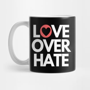 Love over hate Mug